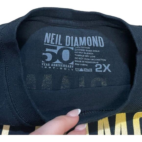 Neil Diamond 50 Year Anniversary World Tour Men T-Shirt 2X So Good So Good XXL - Picture 3 of 6